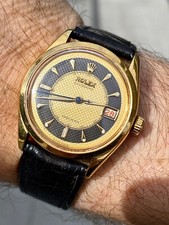 Rarissimo Rolex Oysterdate Precision 6294 RARO quadrante bitonale a nido d'ape del 1954