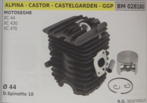 Cilindro pistone completo - cilindro,