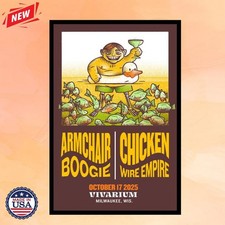 Poltrona Boogie 17 ottobre 2025 Vivarium Milwaukee, poster tour WIS