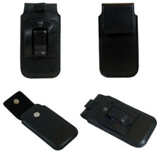 Vertical Leather Belt Pouch