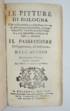 PITTURE DI BOLOGNA - ediz. 1795 - Malvasia - guida