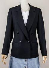 Giacca Blazer Dana Cotè D'Azur - in lana - spalline imbottite - vintage '80