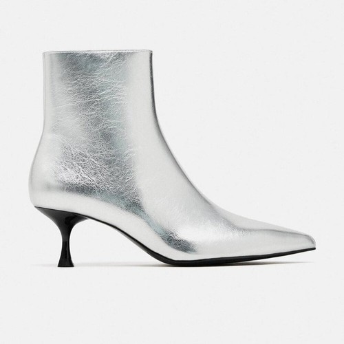 Stivaletti zara argento - stivaletti,