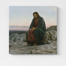 Quadro "Cristo nel deserto" di