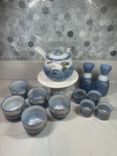 Set tè sake porcellana - tè,