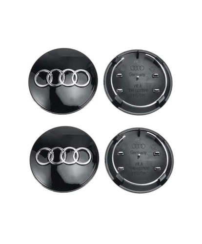 Coprimozzo audi nero - lucido, 2