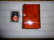 VNTG AQUA LUNG CALYPSO PROFONDITÀ calibro 200M ARANCIONE VISO GOMMA POLSO subacqueo