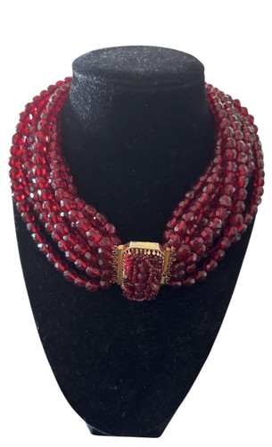 Collana cristallo multifilo - cristallo,
