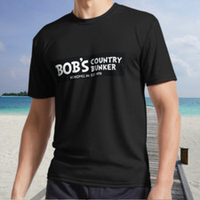 Nuova Camicia Bob's Country Bunker Logo Attivo T-Shirt Divertente Taglia S - 5XL