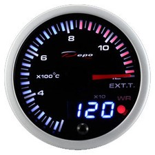 Manometro Termocoppia TEMPERATURA GAS DI SCARICO EGT analogico digitale 60 mm