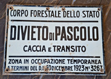 Targa Tabella Insegna Latta