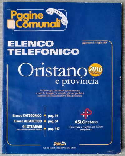 Elenco telefonico oristano - telefonico,