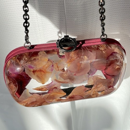 Borsa pochette trasparente