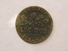 albania italiana 0,05 lek