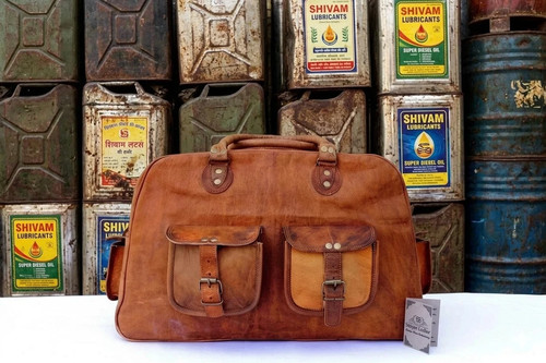 Borsa viaggio pelle di - viaggio, in