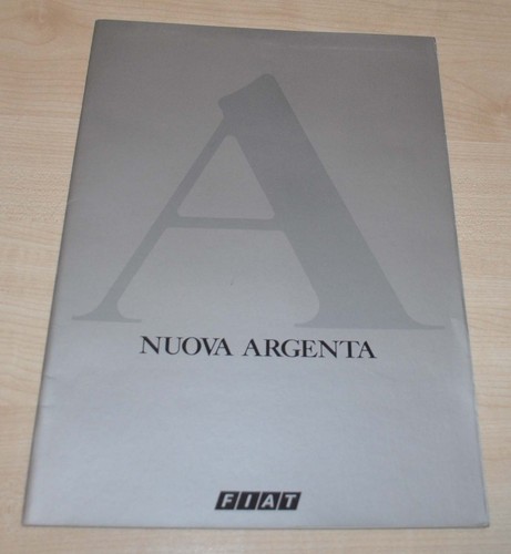Fiat argenta depliant brochure - fiat,