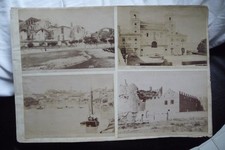 4 antiche foto albumine scorci