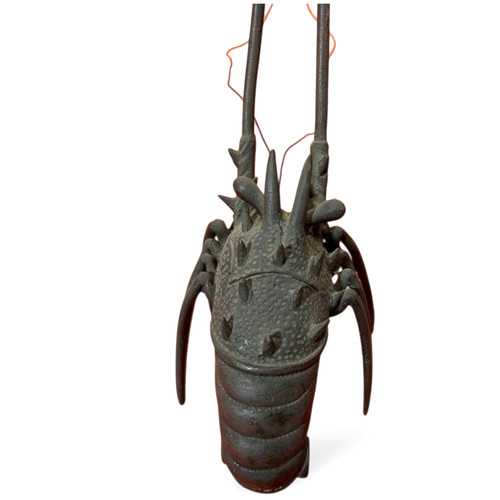 Statua aragosta spinosa - , bronzo