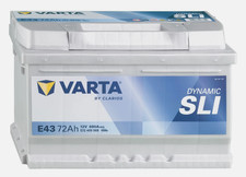 BATTERIA AUTO VARTA E43 12V