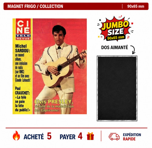 Magnet frigo elvis presley - presley, v9