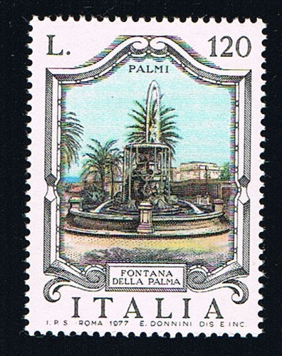Italia francobollo fontana - italia,