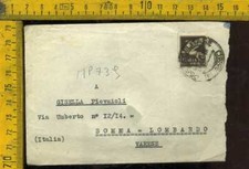 Regno 2 guerra Busta con Testo  Posta Militare 550 Mitraglieri x Somma Lombardo