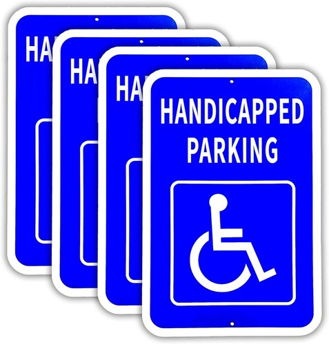 Cartello parcheggio handicap - cartello,