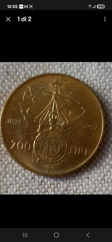 200 lire centenario lega - lire,