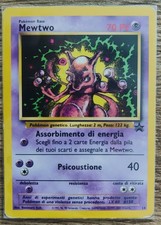 Pokémon Mewtwo no Holo ITA WP 14 Wizards Black Star Promos 14 vintage