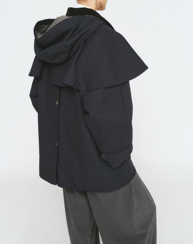 Trenchcoat con cappuccio - trenchcoat,