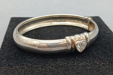 BRACCIALETTO IN ARGENTO 925 - MISURE INTERNE : 48 X 58 mm - 17 GRAMMI CIRCA