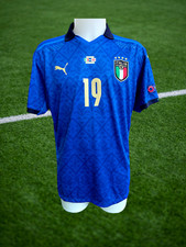 MAGLIA ITALIA ITALY BONUCCI MATCH WORN ISSUE SHIRT CAMISETA FINAL EURO COA