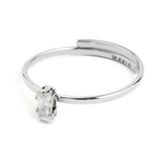 ANELLO ACCIAIO CON CRISTALLO
