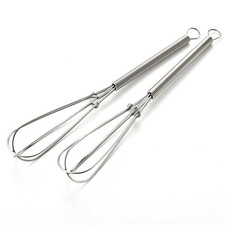 Frusta inox 430 manico a molla