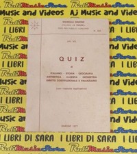 Book Libro QUIZ di ITALIANO
