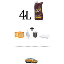 HOFFCAR Kit tagliando 4 FILTRI