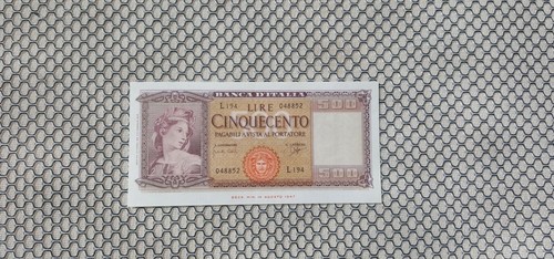 500 lire italia ornata - 500, di