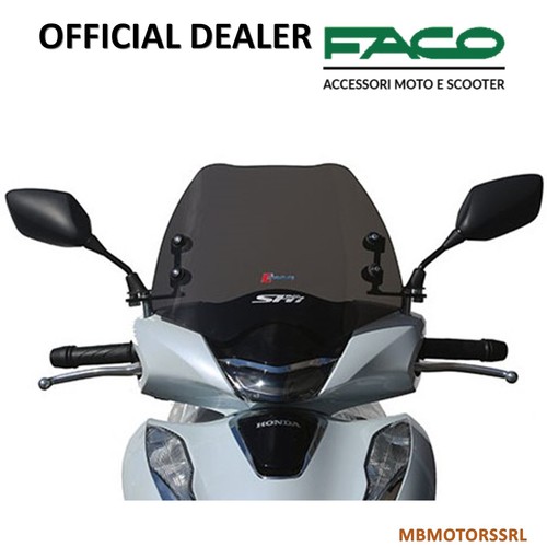 Cupolino nero fume faco honda - nero, fume'