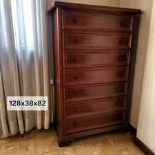 Settimino in legno noce massello 