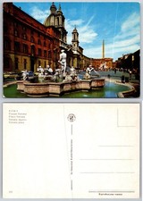 Cartolina d'epoca ROMA Piazza