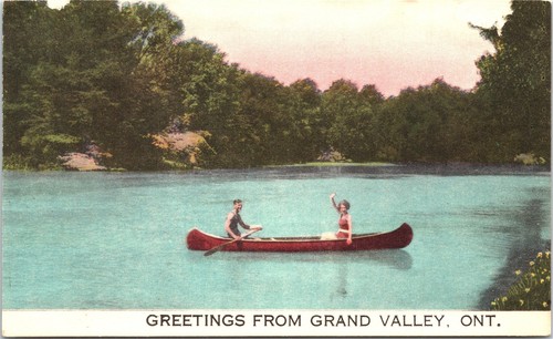 Cartolina ontario saluti dalla - cartolina,