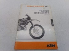 KTM 125 200 250 300 XC w exc SIX days 07 manuale uso e manutenzione 3211144fr