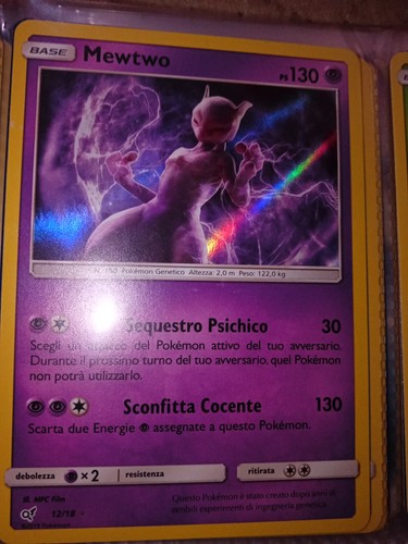 Carta pokemon mewtwo - carta,
