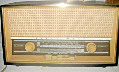 Radio valvole telefunken - radio, a