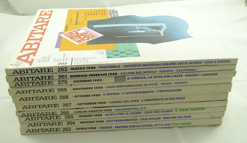 Rivista abitare annata - rivista,