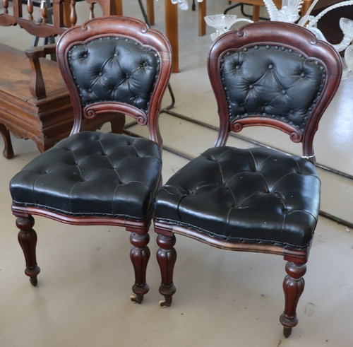 Coppia sedie antiche - coppia,