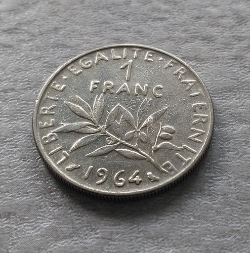 Monnaie france franc - franc, 1964