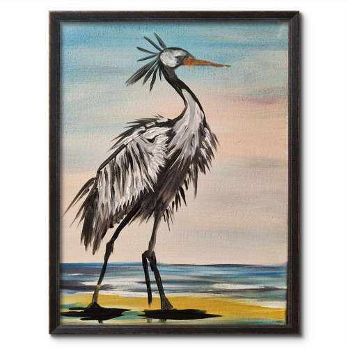Arte parete astratta egret - da,