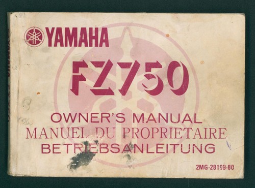 Yamaha fz750 2mg - 2mg, (1987)