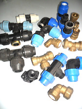 RACCORDO RAPIDO 3/4 POLIETILENE A COMPRESSIONE PER TUBO PP PE PVC RACCORDO